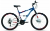 Велосипед 26" FORWARD ALTAIR MTB FS 2-х подв. синий/красный 18 ск
