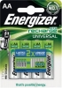 Батарейка (аккумул.) NiMh R 6 1300 м Ач Energizer 4*BL (48) заряж.