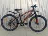 Велосипед 24" VARMA LEO H41D черно-красный 7 ск. ст.
