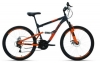 Велосипед 26" FORWARD ALTAIR MTB FS 2,0 2-х подв. темно серый/оранж. 18 ск