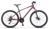 Велосипед 26" STELS NAVIGATOR-590 MD ал 21 ск 18" бордовый/салатовый