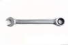 Ключ рожково-накидной 15 мм СК трещеточный короткий