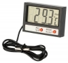 Термометр цифровой c выносным датчиком и часами Rexant 
