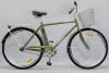 Велосипед 28" VARNA CITY Classic+ хаки (корзина) р.22