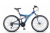 Велосипед 26" STELS FOCUS 2-х подв. темно-синий/синий 18 ск
