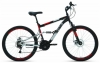 Велосипед 26" FORWARD ALTAIR MTB FS 2-х подв. черный/красный 18 ск