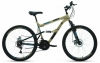 Велосипед 26" FORWARD ALTAIR MTB FS 2,0 2-х подв. беж/черный 18 ск